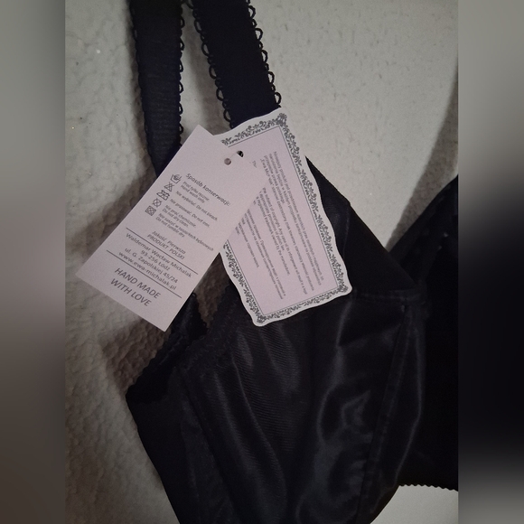 Ewa Michalak Elegant Black Wireless Bra 75 JJ  SF NWT - Picture 15 of 16